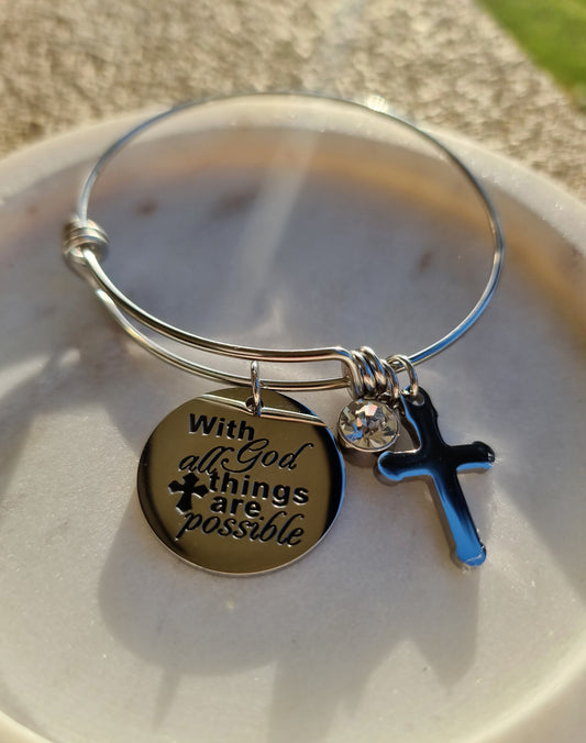 ALL THINGS ARE POSSIBLE BANGLE